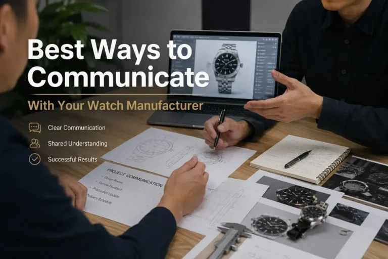 communicate with watch manufacturer