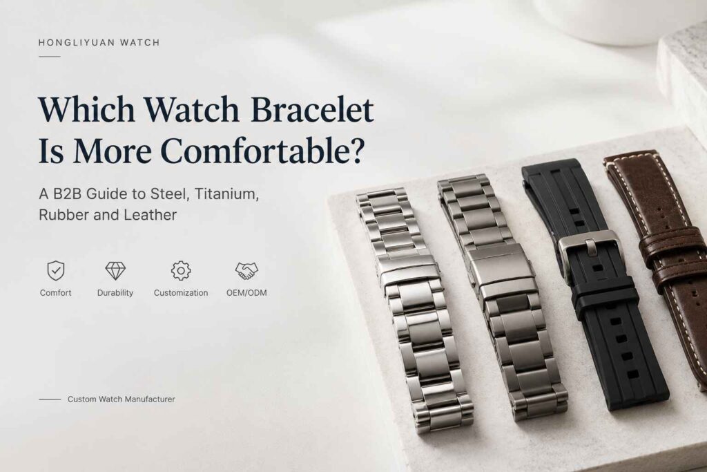 custom watch bracelet hongliyuanwatch
