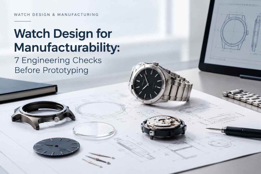 watch design for manufacturability