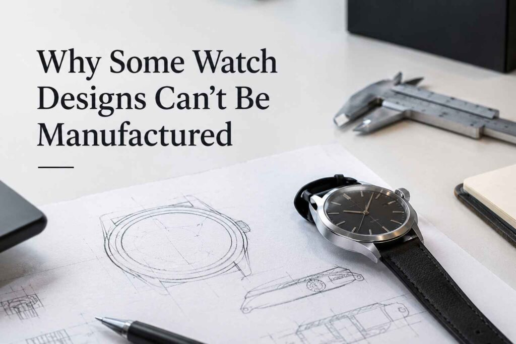 watch design manufacturing limitations