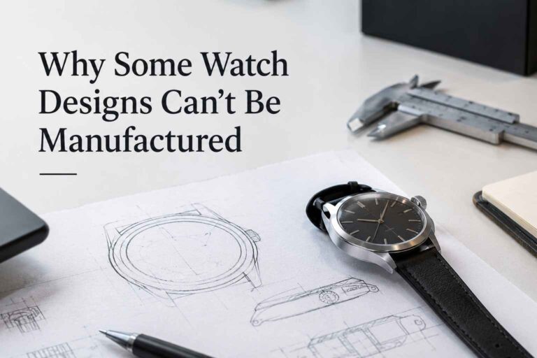 watch design manufacturing limitations